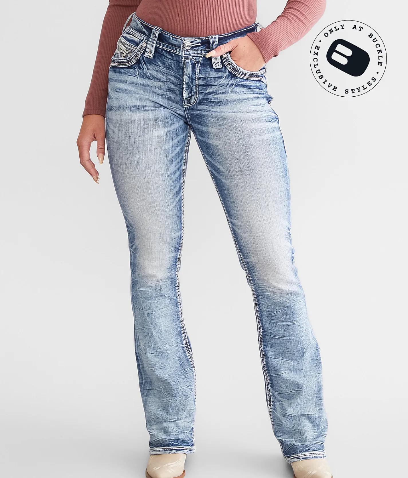 Jeans|Bottoms | Rock Revival Magan Easy Boot Stretch Jean Magan E200