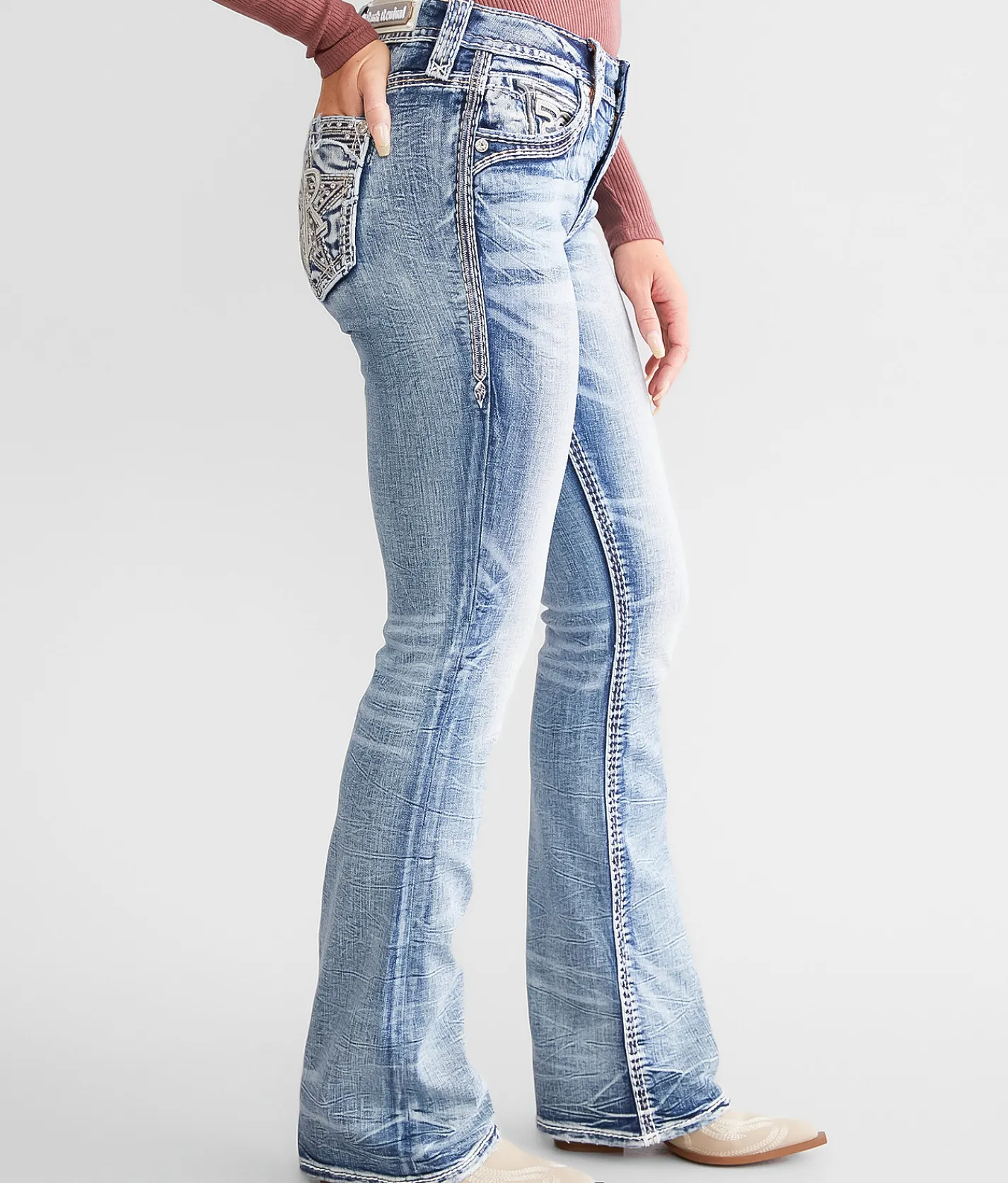 Jeans|Bottoms | Rock Revival Magan Easy Boot Stretch Jean Magan E200