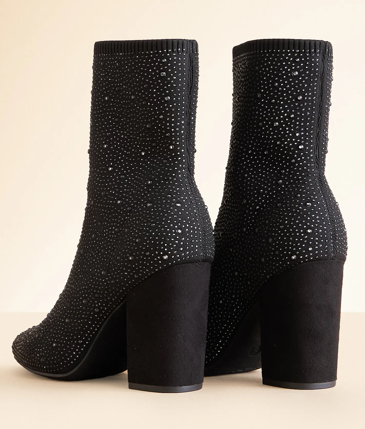 Shoes | Mia Magdalena Rhinestone Ankle Boot Black