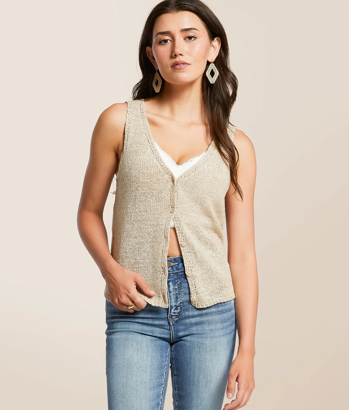 Tops | Z Supply Mage Sweater Vest Natural