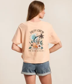Tops | Salty Crew Mai Tai Tails T-Shirt Apricot