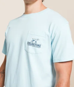 Tops|Graphic T-Shirts | Fieldstone Major Mischief T-Shirt Chambray