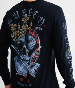 Graphic T-Shirts | Sullen Make Your Luck T-Shirt Obsidian