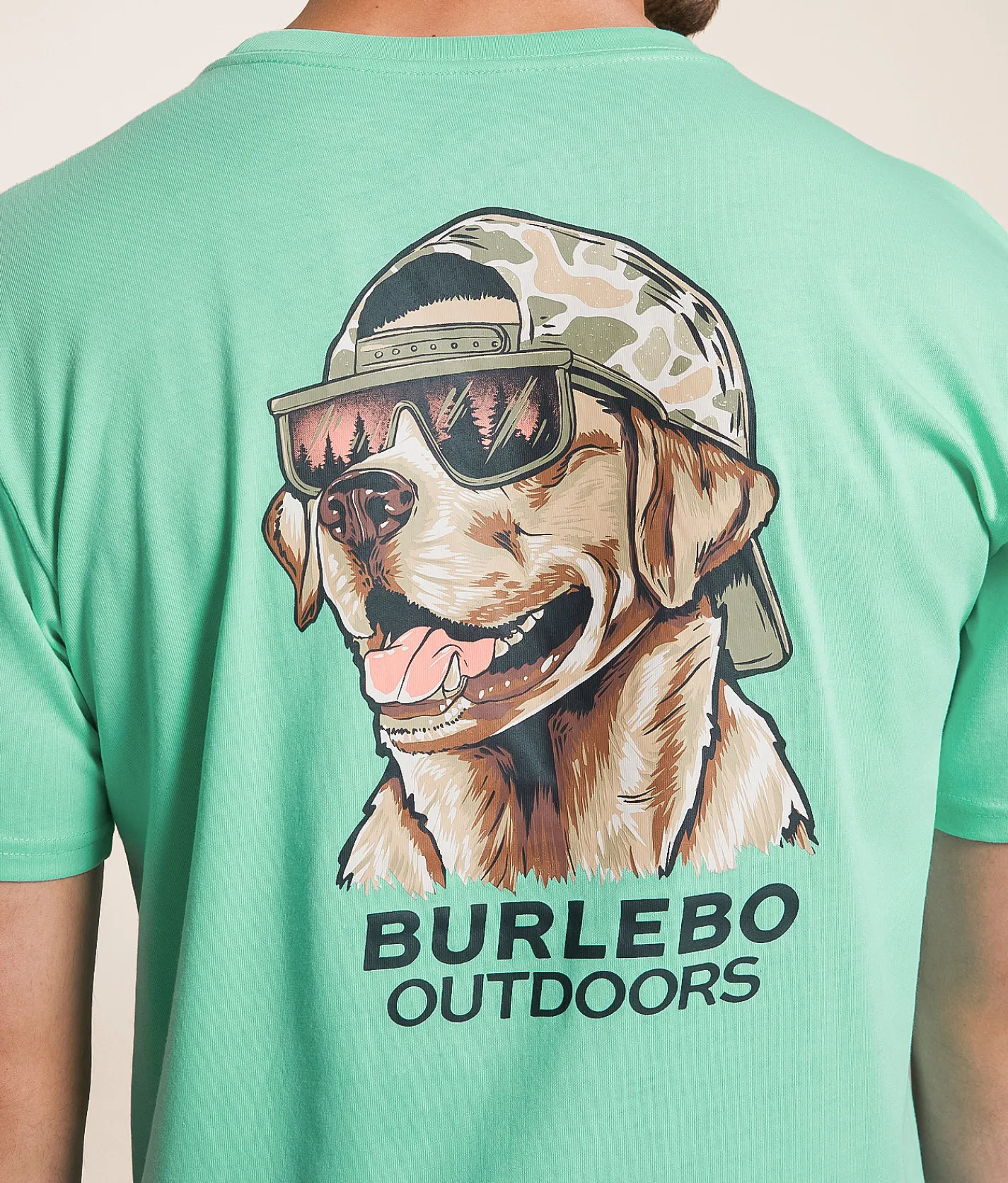 BURLEBO Mallard Camo Dog T-Shirt Island Reef New