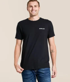 Tops|Graphic T-Shirts | Ariat Manta Shield T-Shirt Black