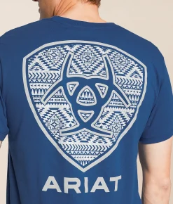 Tops|Graphic T-Shirts | Ariat Manta Shield T-Shirt Set Sail