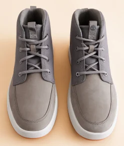 Timberland® Maple Grove Leather Sneaker Medium Grey Nubuck