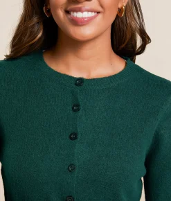 Tops | The Workshop Marled Cardigan Sweater Hunter Green