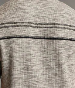 Tops | BKE Marled Henley Rubber Black