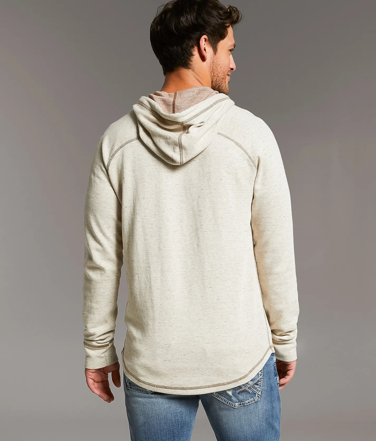 Tops | BKE Marled Hoodie Oatmeal