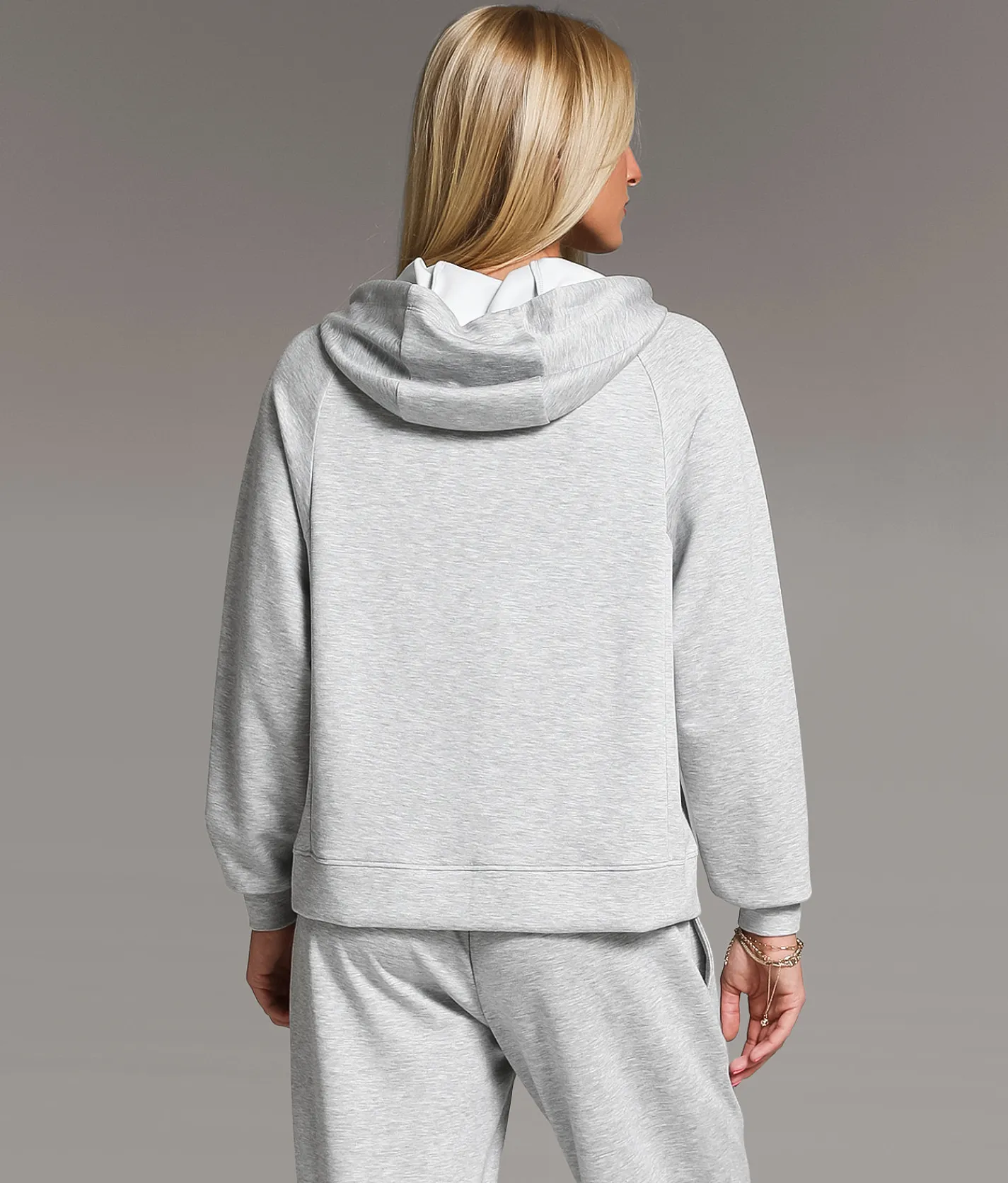 Tops|Activewear | BKE Marled Hoodie Heather Grey