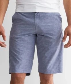 BKE Marled Hybrid Stretch Walkshort Light Blue Clearance