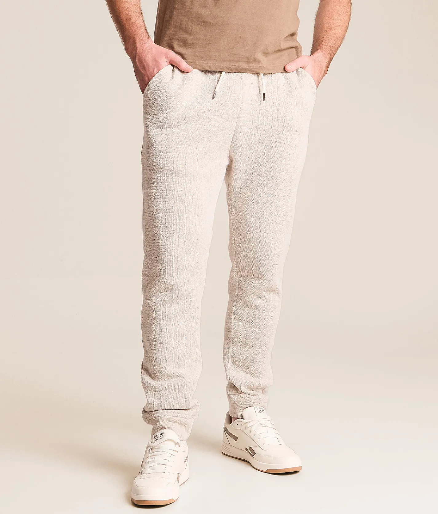 Bottoms | Departwest Marled Jogger Heather Natural