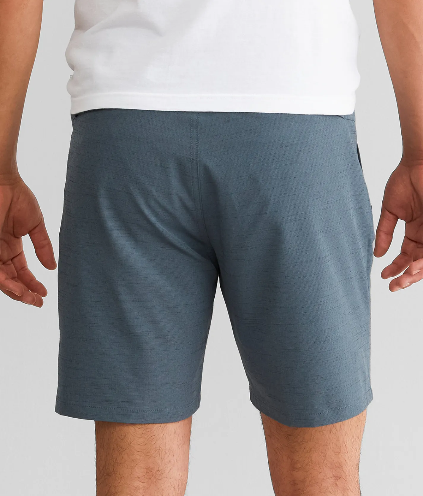 Bottoms|Shorts | Maven Co-op Marled Performance Stretch Short Slate Blue