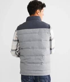 Coats & Jackets | BKE Marled Puffer Vest Navy Alloy