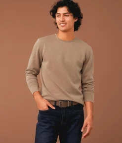 Tops | Outpost Makers Marled Pullover Walnut