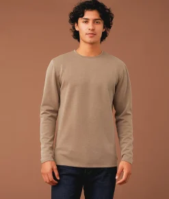 Tops | Outpost Makers Marled Pullover Walnut
