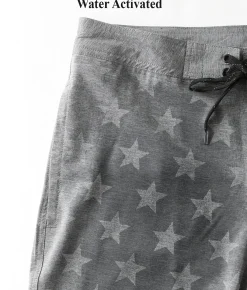 Bottoms|Swimwear | Departwest Marled Stretch Boardshort Black