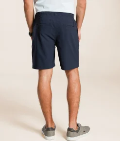 Departwest Marled Stretch Short Navy Outlet