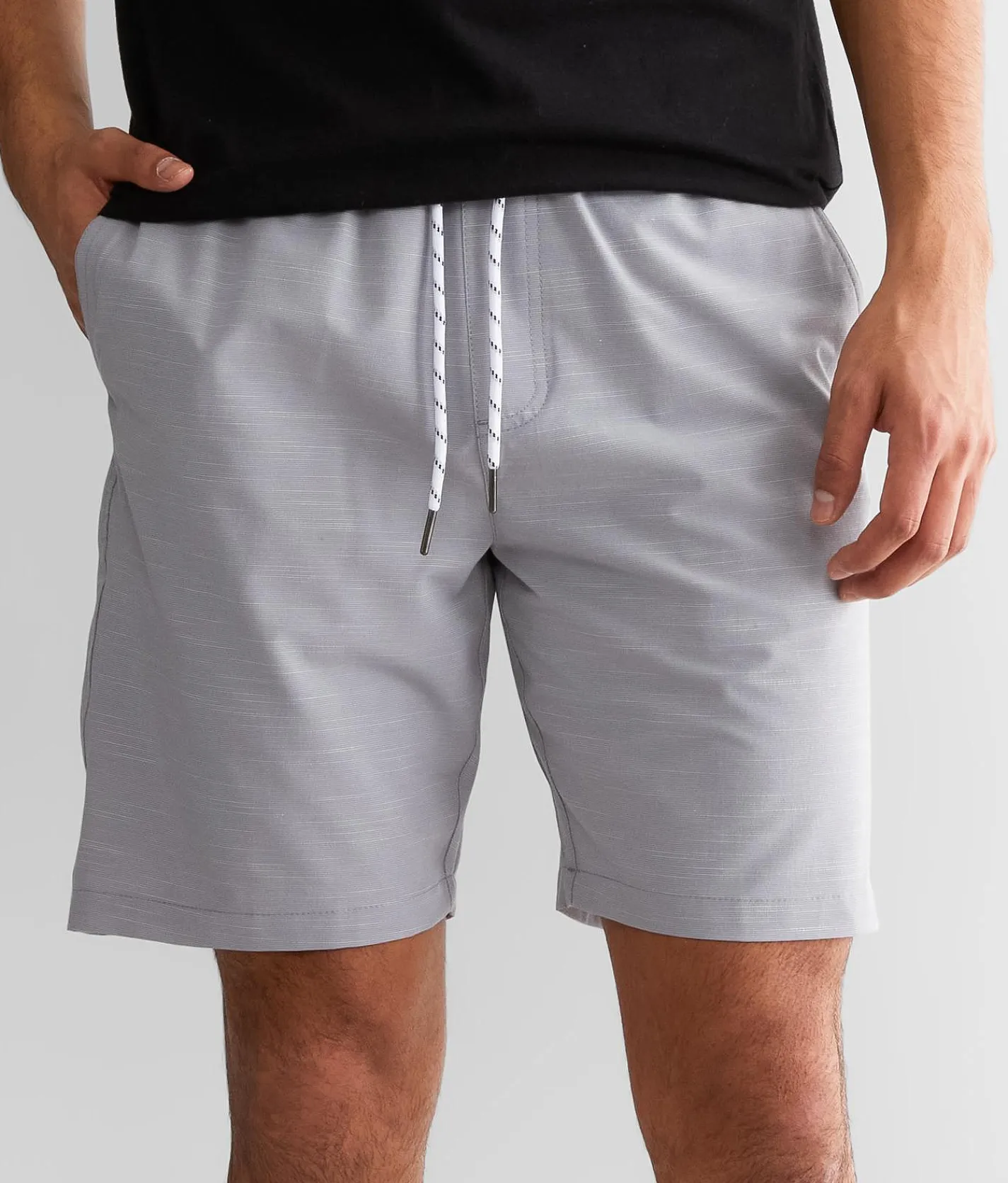 Departwest Marled Stretch Walkshort Chiseled Stone Online