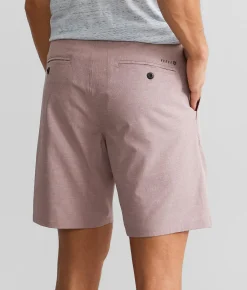 Veece Marled Stretch Walkshort Wine Sale
