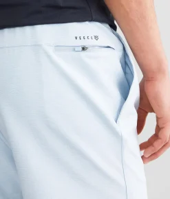 Veece Marled Stretch Walkshort Light Blue Clearance