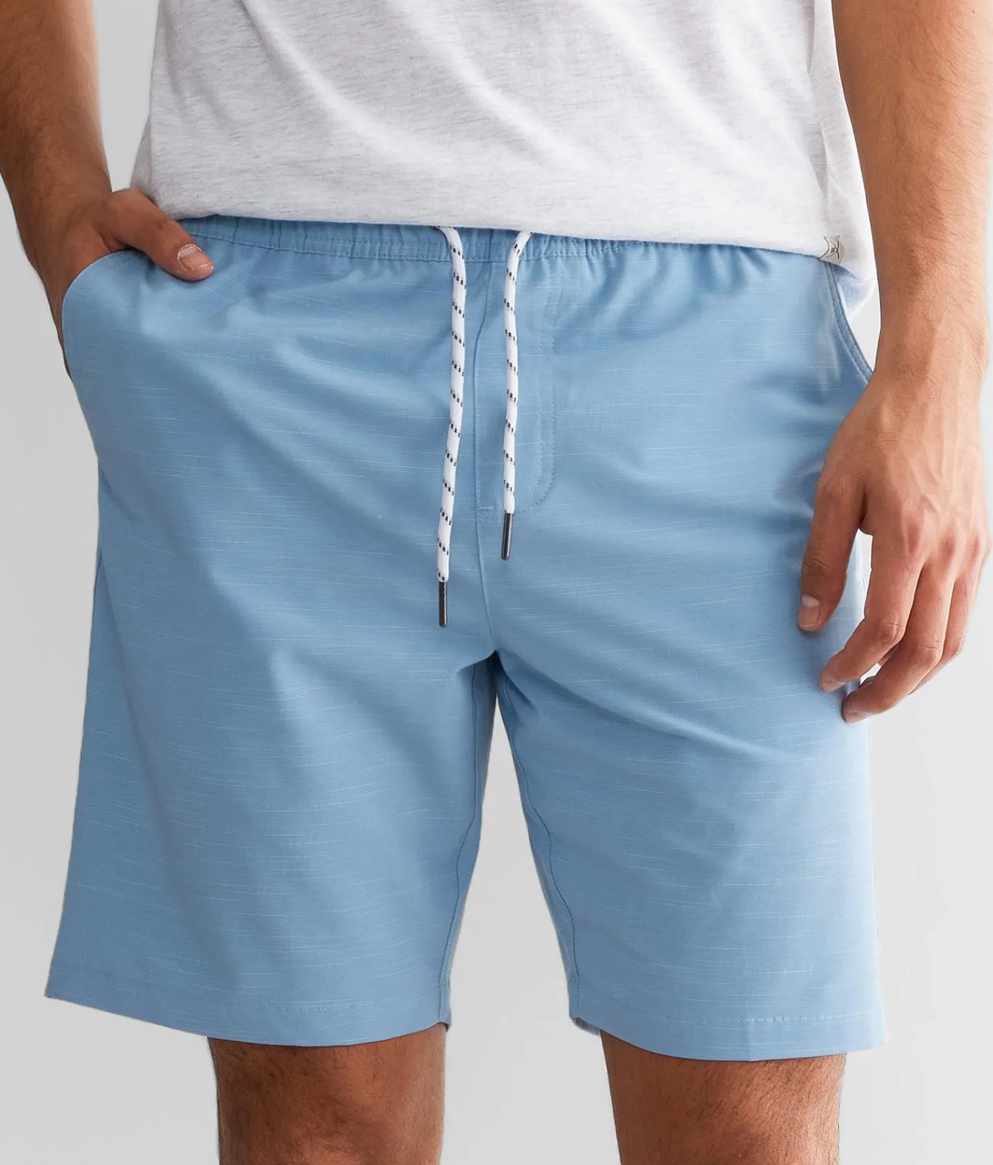 Bottoms|Shorts | Departwest Marled Stretch Walkshort Glacier Lake