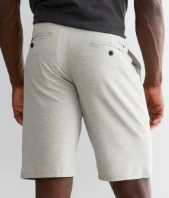Veece Marled Stretch Walkshort Heather Olive Outlet