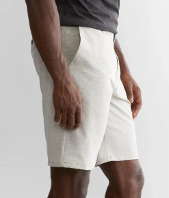 Veece Marled Stretch Walkshort Heather Olive Outlet