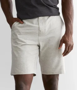 Veece Marled Stretch Walkshort Heather Olive Outlet