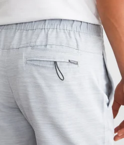 Departwest Marled Stretch Walkshort Light Grey Clearance