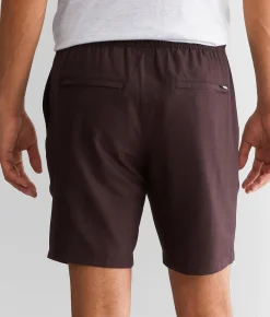 Departwest Marled Stretch Walkshort Black Fudge Clearance