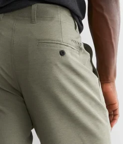 Veece Marled Stretch Walkshort Olive Dark Olive Best