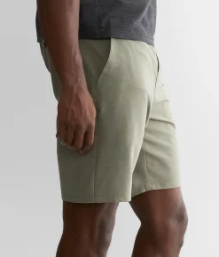 Veece Marled Stretch Walkshort Olive Dark Olive Best