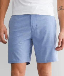 Bottoms|Shorts | Veece Marled Stretch Walkshort Navy Heather