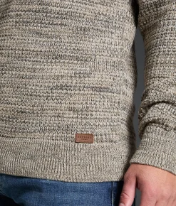 Outpost Makers Marled Sweater Cream Combo New