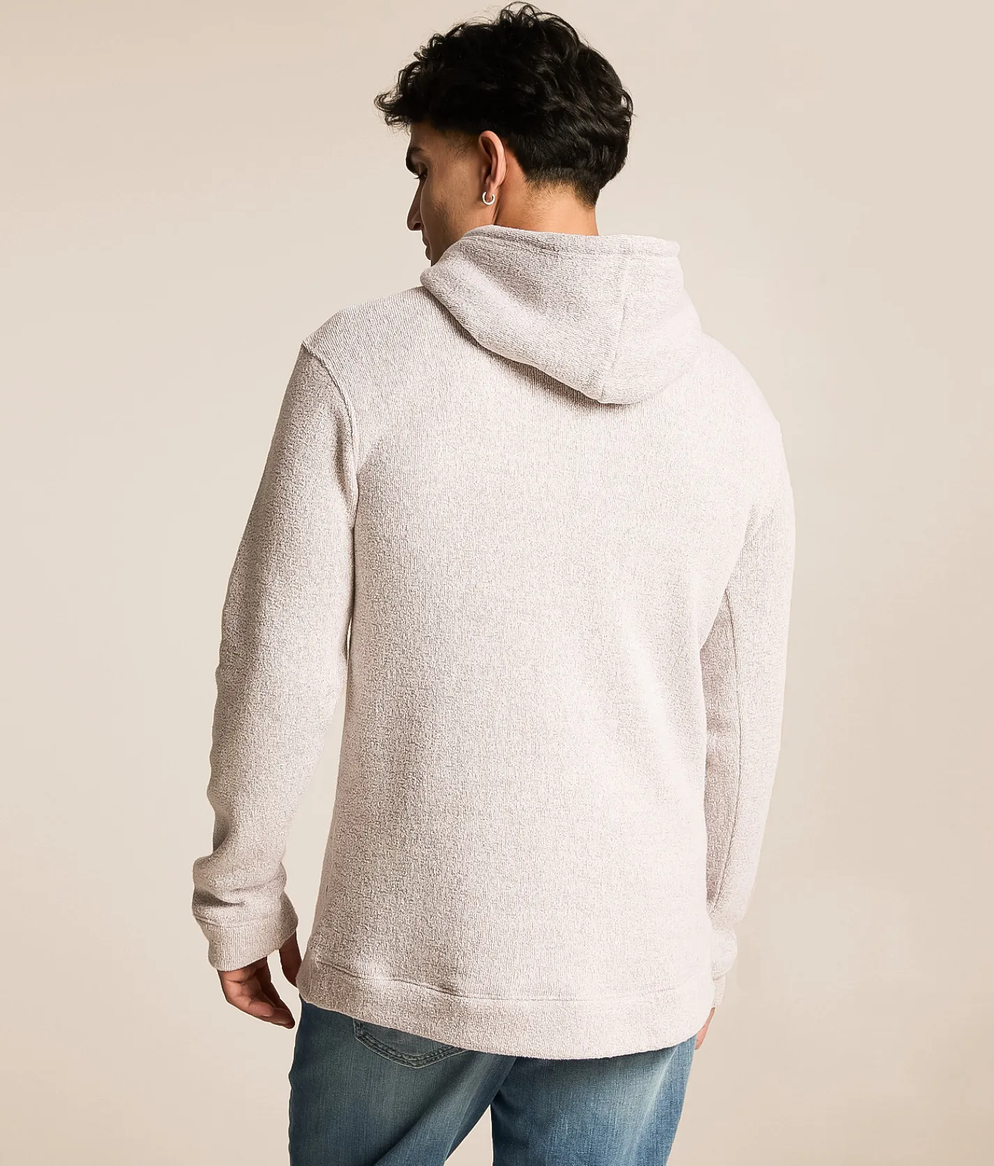 Departwest Marl Hooded Sweatshirt Teak Online