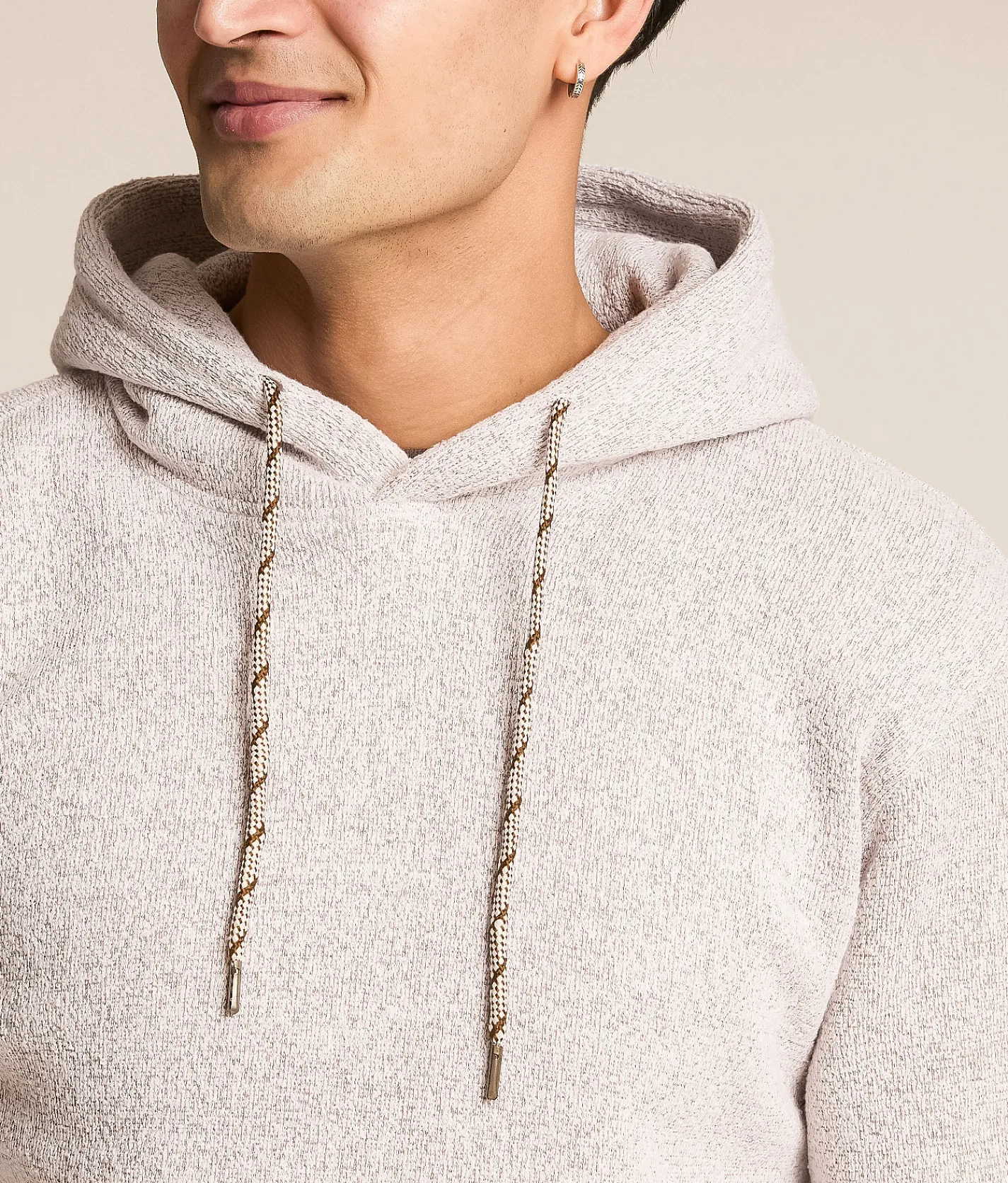 Departwest Marl Hooded Sweatshirt Teak Online
