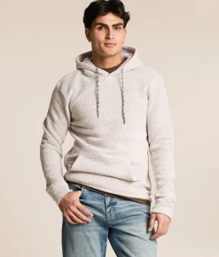 Departwest Marl Hooded Sweatshirt Teak Online