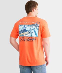 Graphic T-Shirts | Fieldstone Marlin Chaser T-Shirt Watermelon
