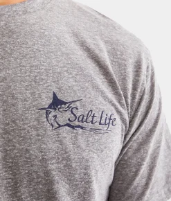 Graphic T-Shirts | Salt Life Marlin Sun Coast T-Shirt Quartz
