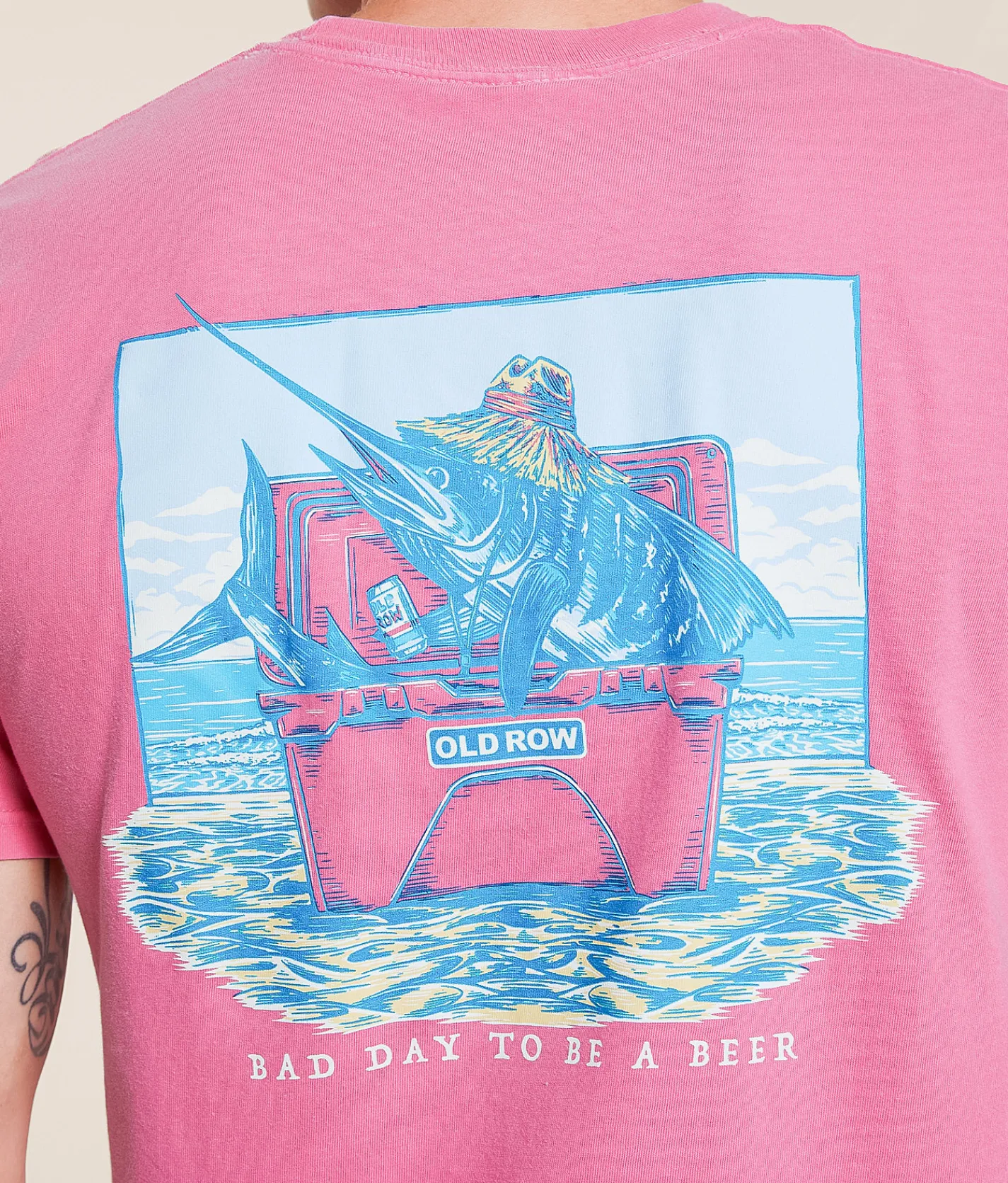 Old Row Marlin T-Shirt Crunchberry Discount
