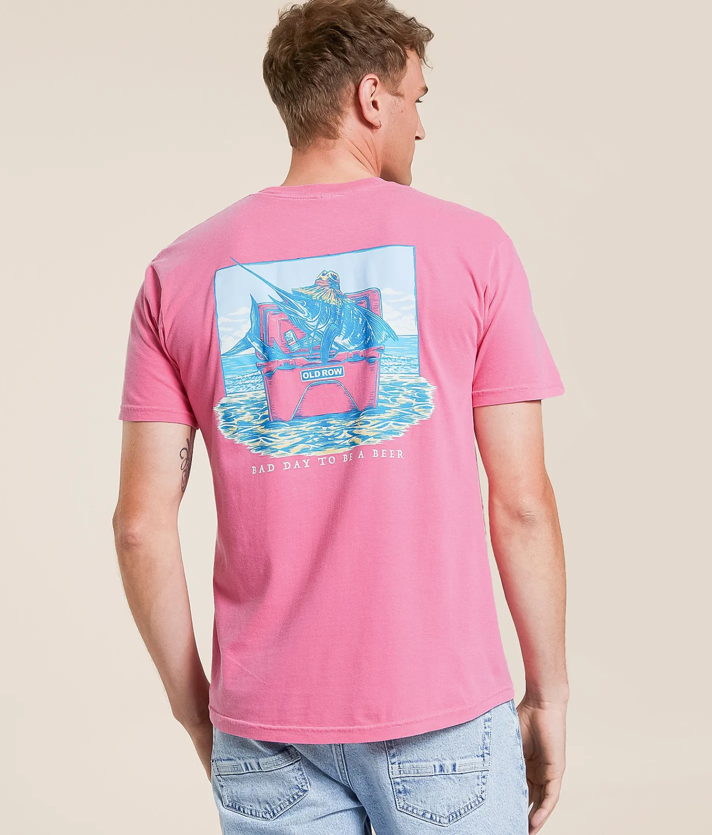 Old Row Marlin T-Shirt Crunchberry Discount