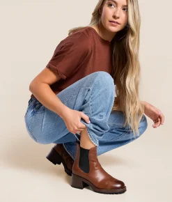 Shoes | Mia Martelli Vintage Lug Ankle Boot Brown