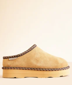 Shoes | Bearpaw Martis Deco II Leather Slipper Iced Coffee