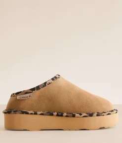 Shoes | Bearpaw Martis Leather Slipper Birch Leopard