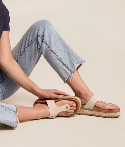 Shoes | Mia Marylynne Raffia Sandal Ecru