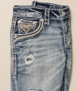 Bottoms|Rock Revival Jeans | Rock Revival Mason Straight Stretch Jean Mason J202