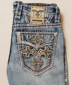 Bottoms|Rock Revival Jeans | Rock Revival Mason Straight Stretch Jean Mason J202