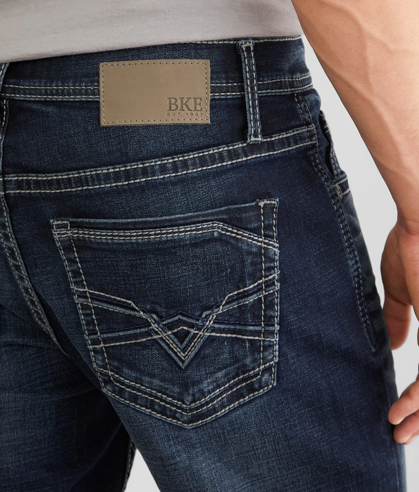 BKE Mason Taper Stretch Jean Rosebank Clearance